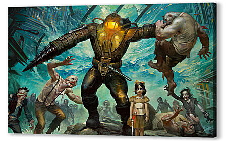 Постер (плакат) - Bioshock 2
