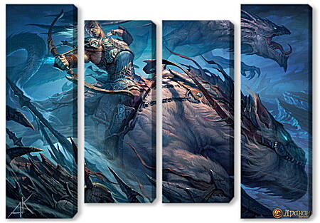 Модульная картина - Dragons Of Eternity
