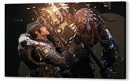 Постер (плакат) - Gears Of War 2
