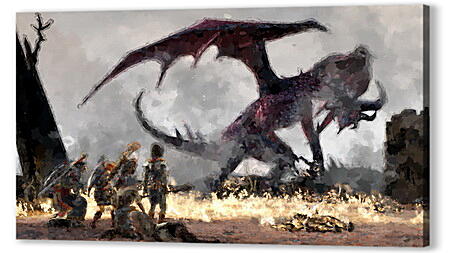 Постер (плакат) - Dragon Age II
