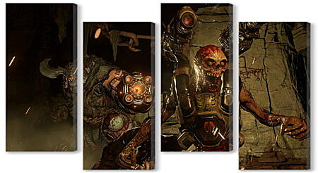 Модульная картина - Doom 4