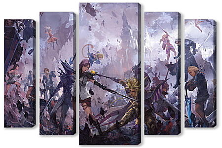 Модульная картина - Final Fantasy
