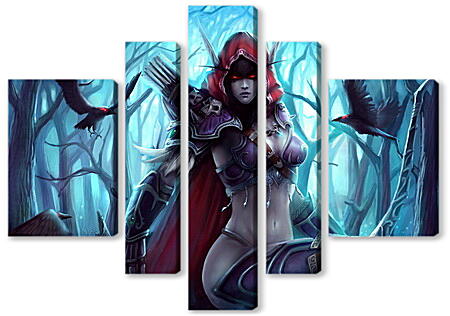 Модульная картина - World Of Warcraft