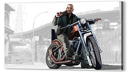 Постер (плакат) - Grand Theft Auto IV: The Lost And Damned
