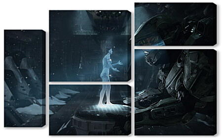 Модульная картина - Halo 4
