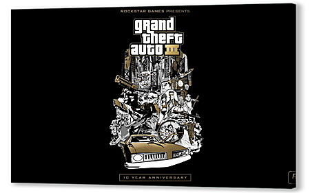 Постер (плакат) - Grand Theft Auto III
