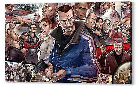 Постер (плакат) - Grand Theft Auto
