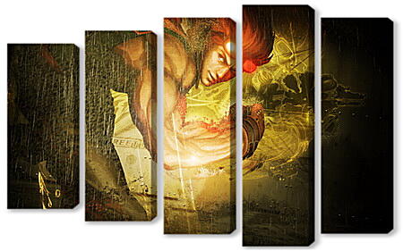 Модульная картина - Street Fighter X Tekken