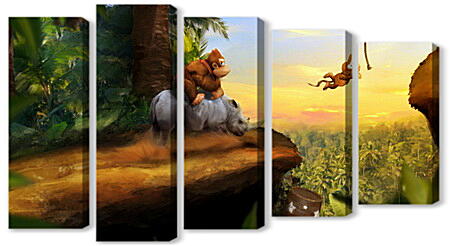 Модульная картина - Donkey Kong
