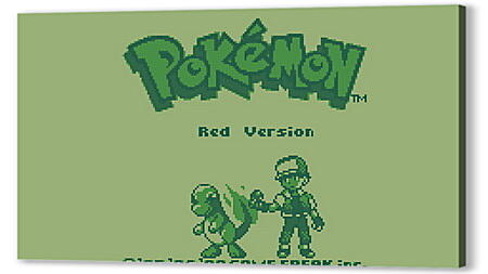 Постер (плакат) - Pokemon Red Version
