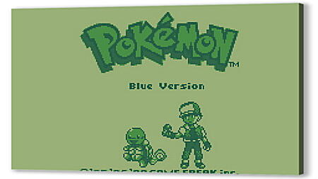 Постер (плакат) - Pokemon Blue Version