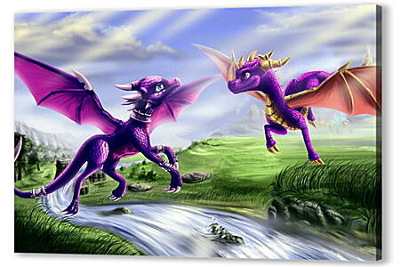 Постер (плакат) - Spyro The Dragon
