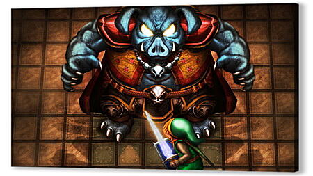 Постер (плакат) - The Legend Of Zelda: A Link To The Past
