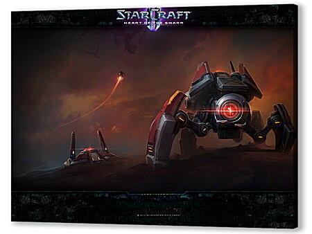 Постер (плакат) - StarCraft II: Heart Of The Swarm
