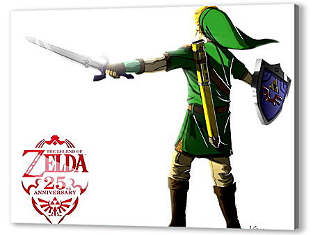 Постер (плакат) - The Legend Of Zelda 25th Anniversary
