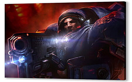 Постер (плакат) - Starcraft II: Wings Of Liberty
