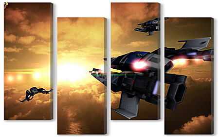 Модульная картина - Mass Effect
