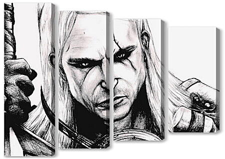 Модульная картина - The Witcher
