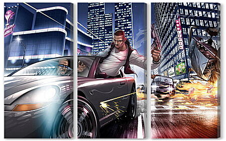 Модульная картина - Grand Theft Auto: Ballad Of Gay Tony
