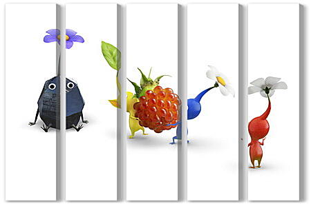 Модульная картина - Pikmin 3
