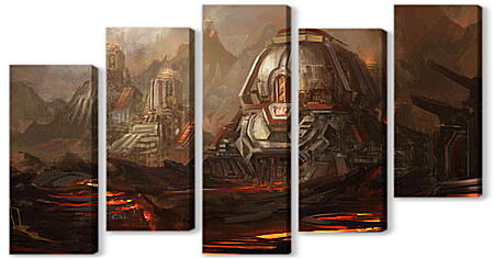 Модульная картина - StarCraft II: Heart Of The Swarm
