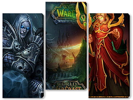 Модульная картина - World Of Warcraft
