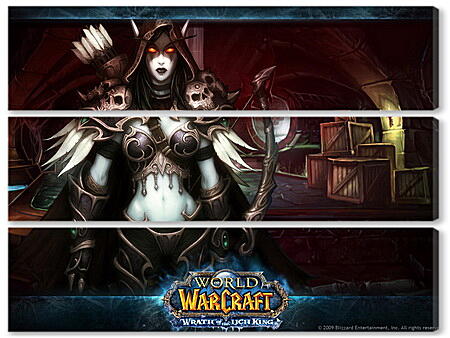 Модульная картина - World Of Warcraft: Wrath Of The Lich King
