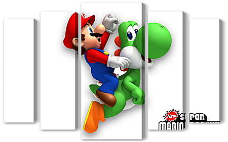 Модульная картина - New Super Mario Bros. Wii
