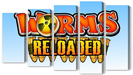 Модульная картина - Worms Reloaded
