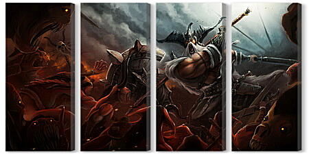 Модульная картина - Diablo III
