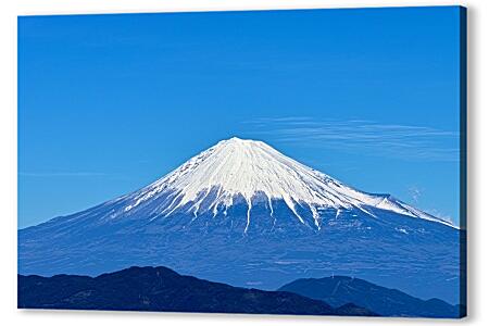 Картина маслом - Священная гора Фудзияма. Япония.