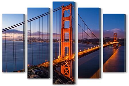 Модульная картина - Мост Golden Gate в Сан-Франциско