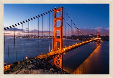 Картина - Мост Golden Gate в Сан-Франциско