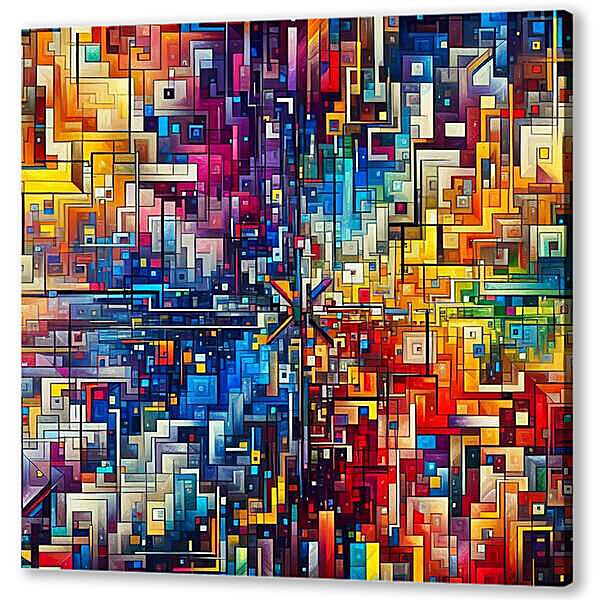 Пиксельный город