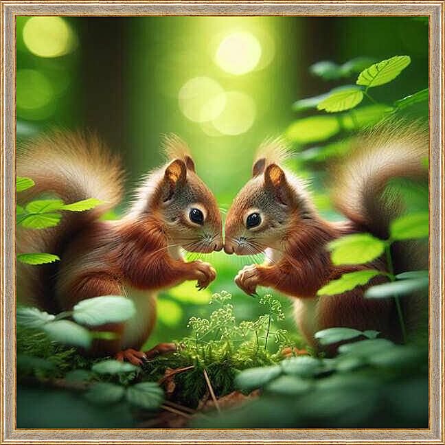 Картина - Белочки