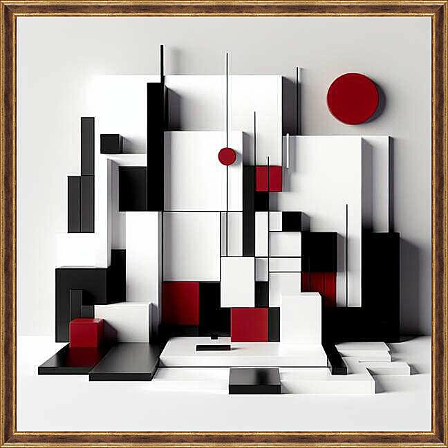 Картина - Красное и черное