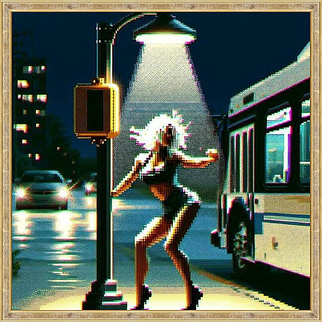 Картина - Ночной танец