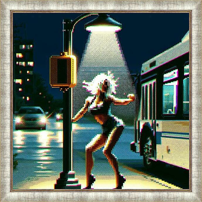 Картина - Ночной танец