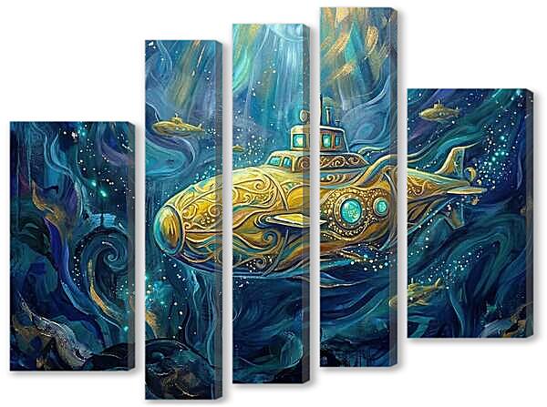 Модульная картина - Симфония глубин №2