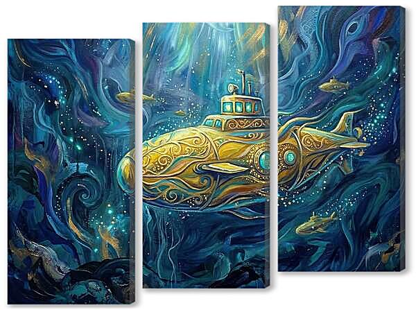 Модульная картина - Симфония глубин №2