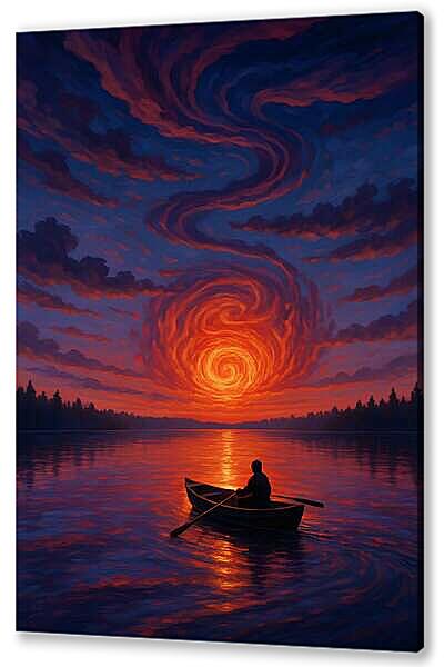Постер (плакат) - Огненный водоворот небес