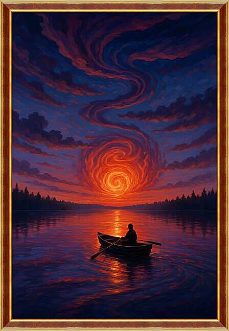 Картина - Огненный водоворот небес