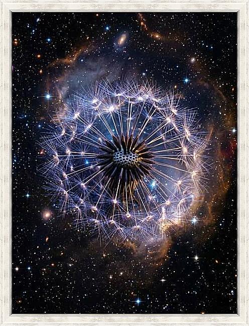 Картина - Космический одуванчик