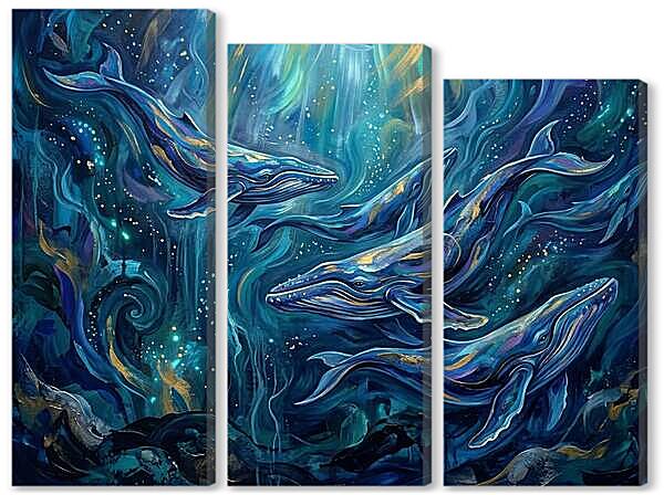 Модульная картина - Симфония глубин №1