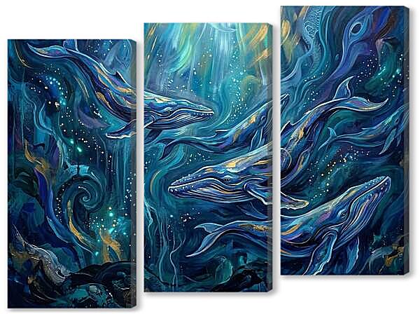 Модульная картина - Симфония глубин №1