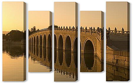 Модульная картина - Мост Marco Polo в Пекине