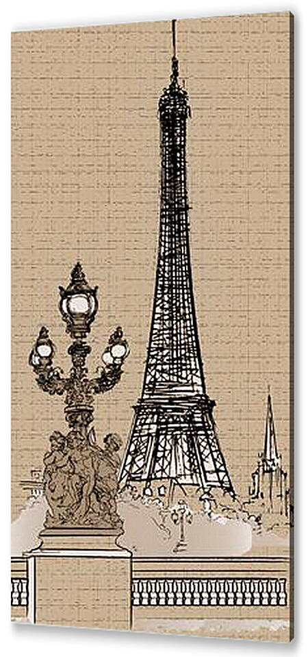 Постер (плакат) - Париж
