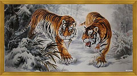Картина - Тигры