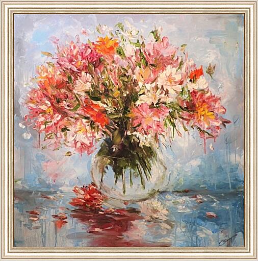 Картина - Цветы в вазе