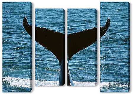 Модульная картина - Киты